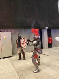 pokaz walki rycerskiej