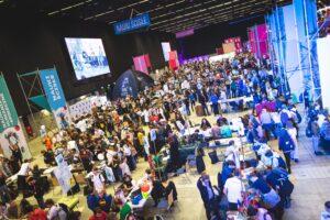 Zdjęcie pokazuje obszar siódmej edycji Śląskiego Festiwalu Nauki