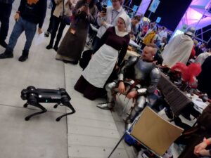 Zdjęcie pokazuje integracje kół naukowych podczas Festiwalu